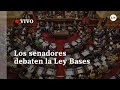 EN VIVO | Los senadores continúan el debate en Comisiones por la Ley Bases