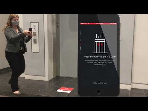 The Schindler ElevateMe App - Elevator Operation with a Swipe of a Smartphone