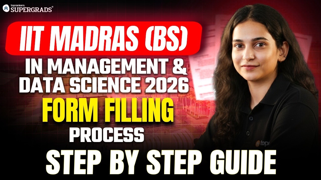 IIT Madras BS in Management & Data Science 2026 | Complete Form Filling ...