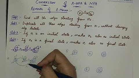 Removal of null moves | conversion of null nfa to nfa | Null move removal | toc19 | #tarGATE CS