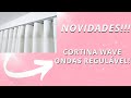 CORTINA WAVE REGULÁVEL com apenas 3 MEDIDAS agora MAIS FÁCIL! SEM desperdiçar TECIDO💥nem ACESSÓRIOS💥