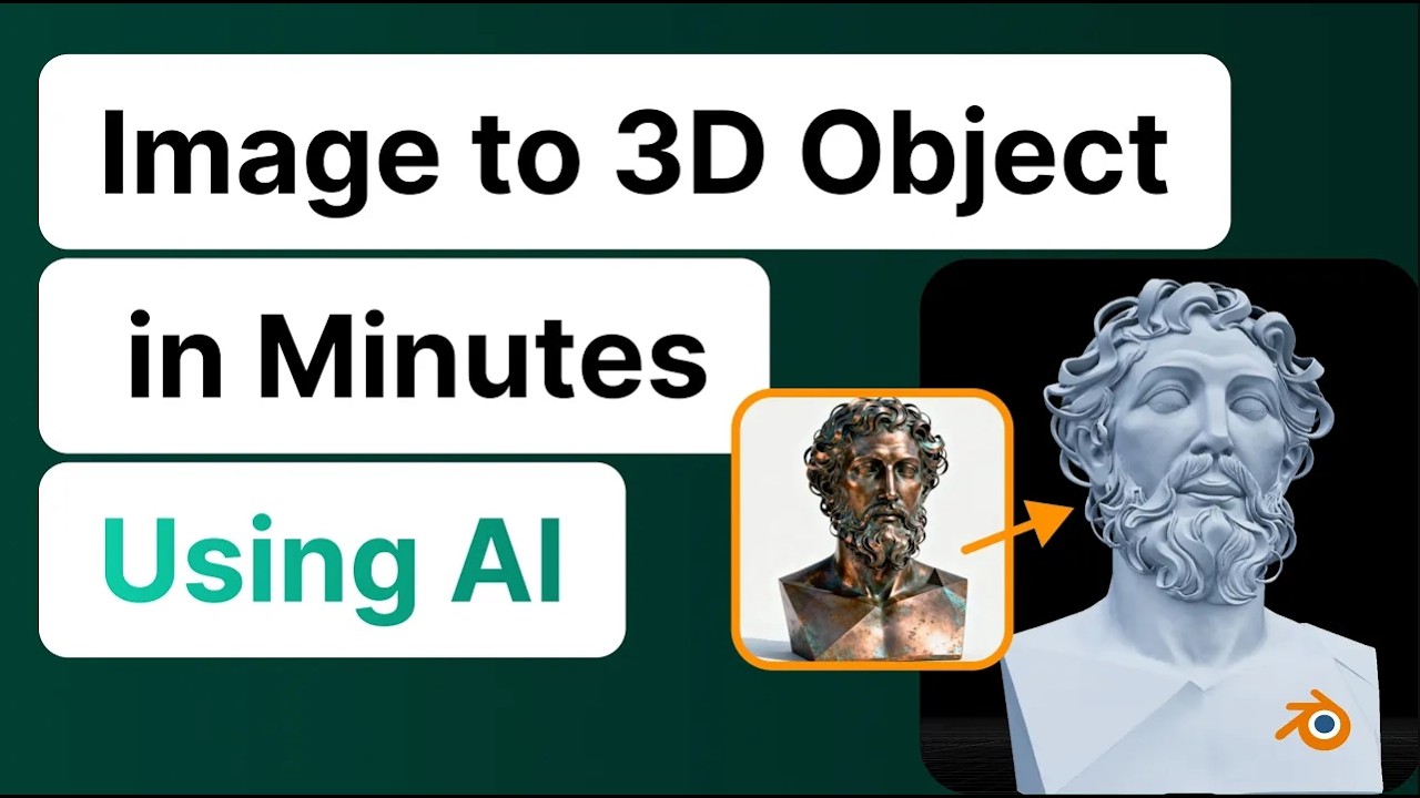 Convert Image to 3D Model Using AI | Hiitem3D + Blender Tutorial - YouTube