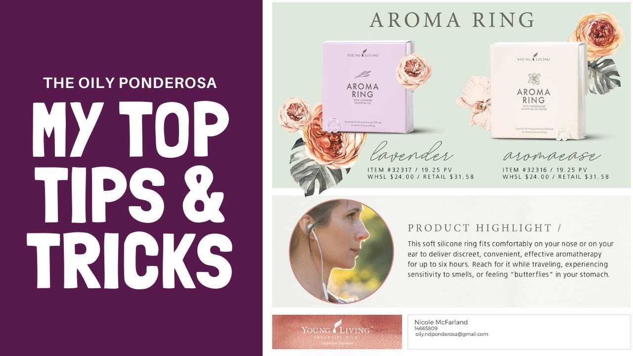 How to Reload Your Young Living Aroma Ring YouTube