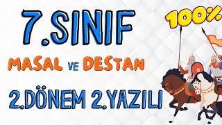 7. Masal ve Destanlarımız Dersi 2. Dönem 2. Yazılı #2024 💯 by Ckmk Akademi 2,116 views 6 days ago 8 minutes, 7 seconds