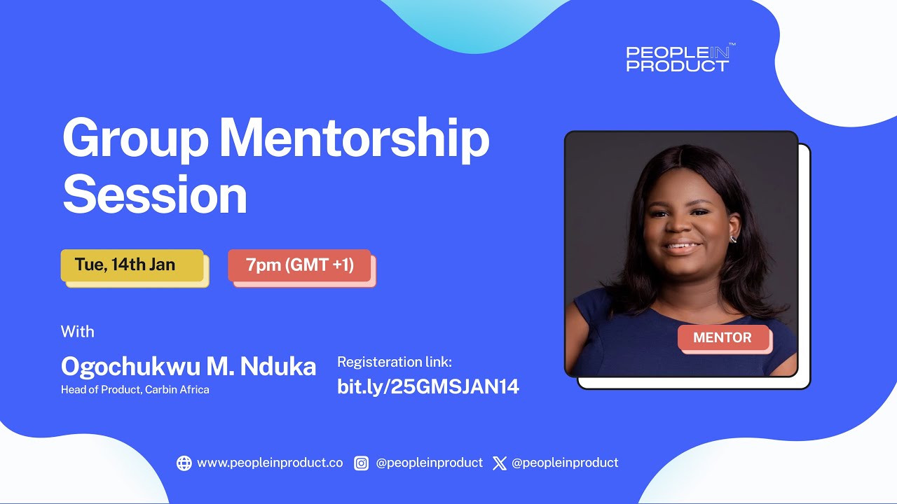 GROUP MENTORSHIP SESSION 1 - YouTube