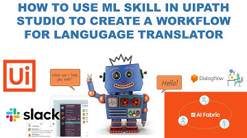 Create Language Translator ChatBot BOT in UiPath | E04 | Slack Chatbot| AI Fabric | UiPath