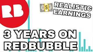 My Earnings and Stats after 3 years on Redbubble (Sales, Traffic, Best-selling products, and more!)