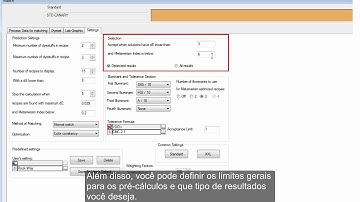 Match Textile 2 0 Tutorial Video 3 User defined Recipe Lock Level Location POR