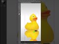 How to create floor reflection for an object in Photoshop