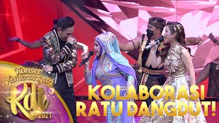 IKO DAN Kayla KDI 2021 KOLABORASI DENGAN RATU DANGDUT ELVY SUKAESIH | KONSER KEMENANGAN KDI 2021