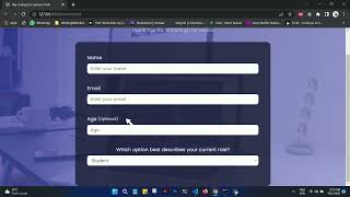 How to create a responsive survey form using HTML | CSS | Mg Coding Fun