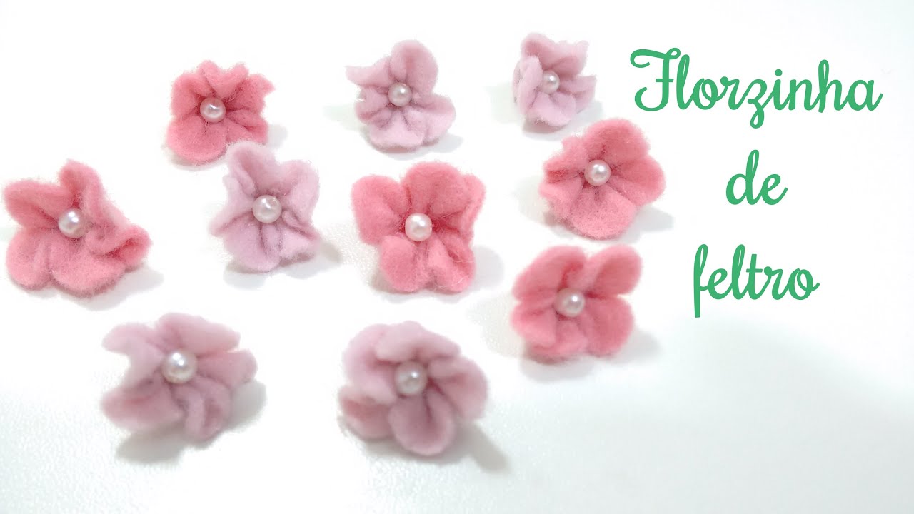 Florzinha de feltro - Passo a passo | Lisandra Monteiro