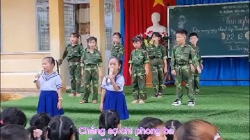 Bài hát: Cảm Ơn Chú Bộ Đội | Trình bày bởi Thiên Kim và Quỳnh Như | Trường Tiểu học Tú Sơn