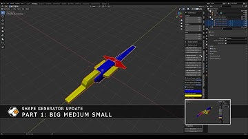 Shape Generator Update Part 1: Make a Spaceship with the Big/Medium/Small Controls