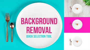 Background Removal using Quick selection Tool and Refine Edge (Select and Mask)