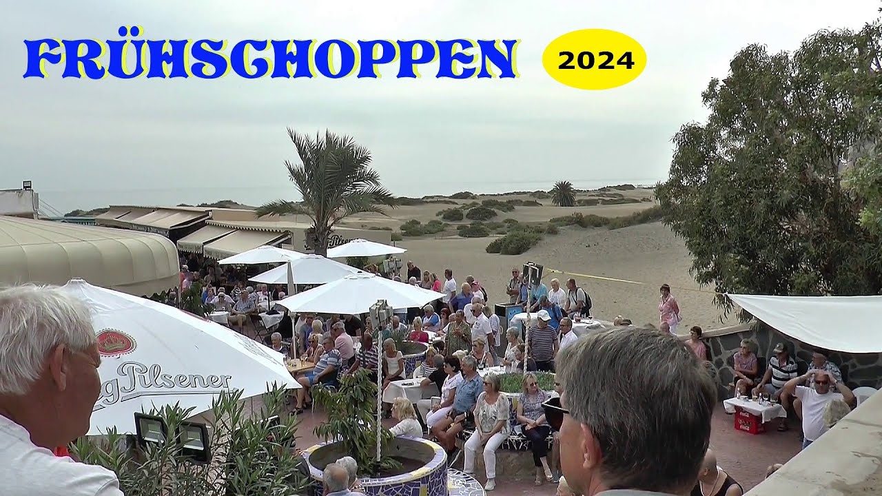 Gran Canaria 2024 🌞 Frühschoppen Café Mozart Am Strand/Donna/Du schaffst/Blue H./Freunde/Rote Lippen