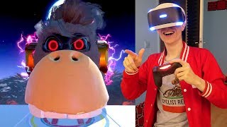 MECHA KING KONG FINAL BOSS! | Astro Bot: Rescue Mission (PSVR + VRGO Gameplay) Part 2 screenshot 5