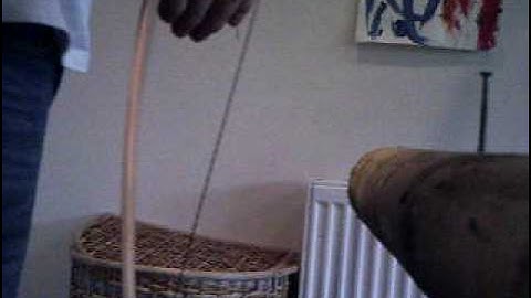 take down bow build along vid 14. making the string pt 3