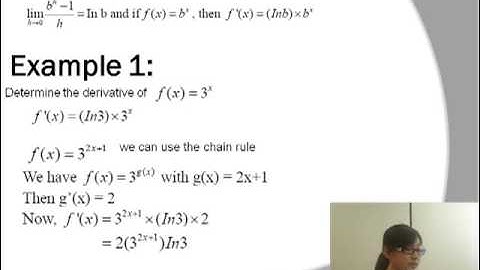 Lecture 5.2. The Derivative of the General Exponential Function, y = b^x
