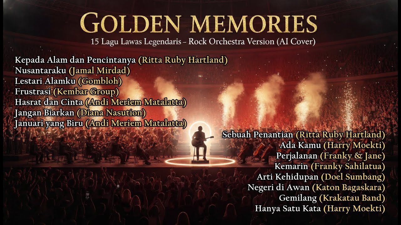 Golden Memories: 15 Lagu Lawas Legendaris – Rock Orchestra Version (AI Cover)