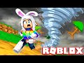 SCAPPO DAL TORNADO SU ROBLOX  - ECHECARLY - ITA