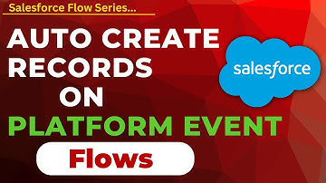 Auto Create Records on Platform Events in Salesforce | Salesforce Flow Tutorials