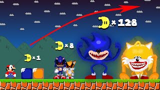 Blue Mario Every Moon Makes Sonic And Tails Become Shin Sonic Tapes And Shin Tails