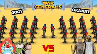 War Of Generals Gameplay With Oggy Team vs Granny Team | Oggy Game | Mix Gaming screenshot 5