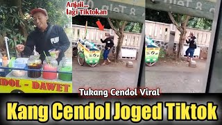 Lucu bikin ngakak,Viral Tukang cendol keciduk sedang bikin konten tiktok