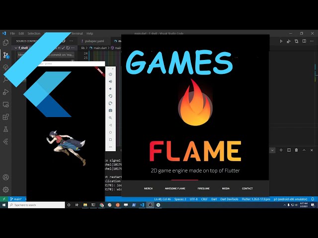 Como criar um jogo com o Flutter e o Flame