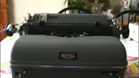 Royal KMG typewriter
