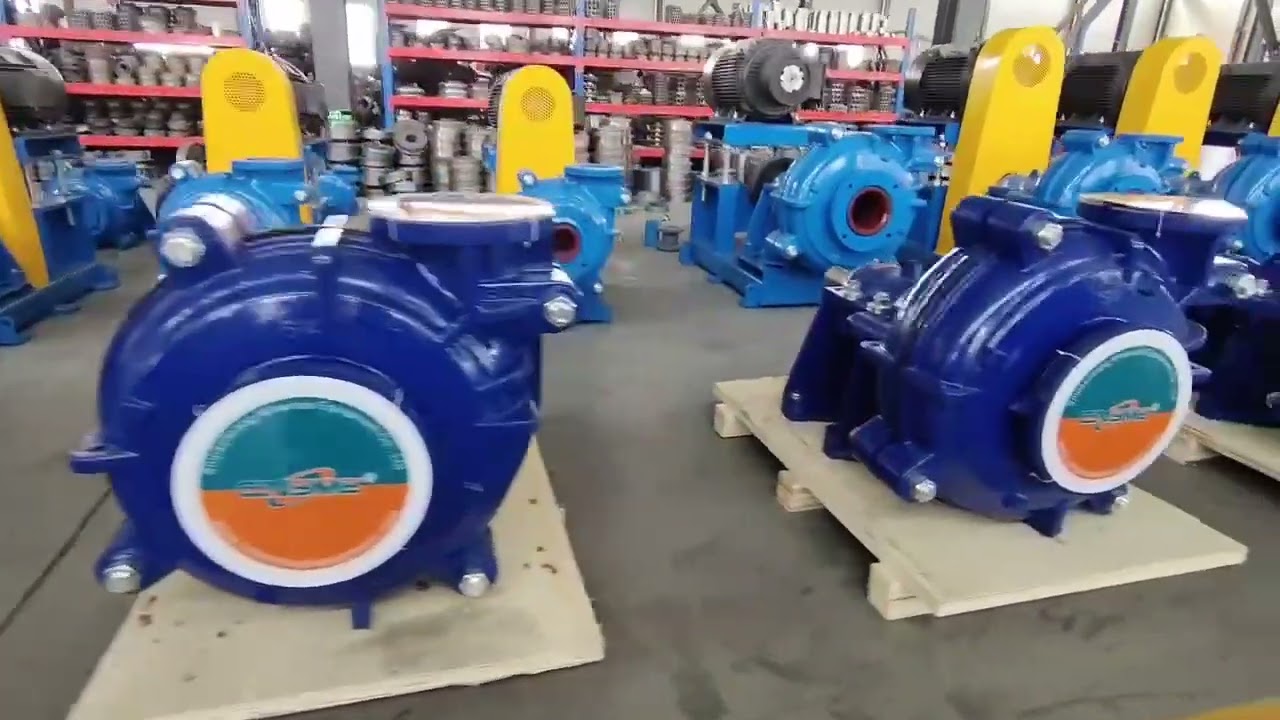 8/6 AH heavy duty centrifugal horizontal slurry pump