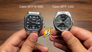 Casio MTP B195D Vs Casio MTP 1302 | Best Casio MTP Watch comparison