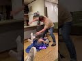 【カップルチャレンジ】お尻丸出しになって叩かれるりっちゃんw #shorts
