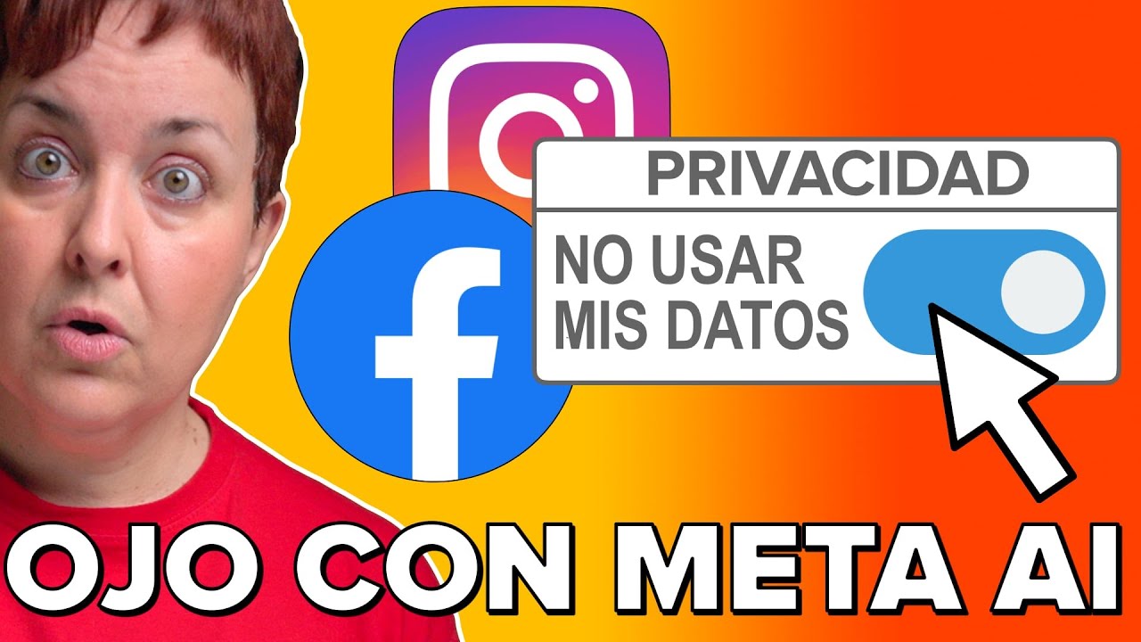 NO DEJES que Facebook o Instagram usen TUS DATOS para Meta AI