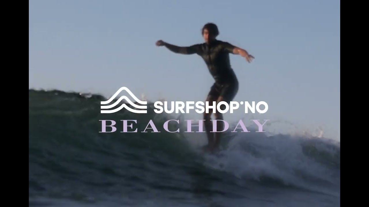 Jeff Roussel surfing a Christenson 9'6 Bandito from Surfshop