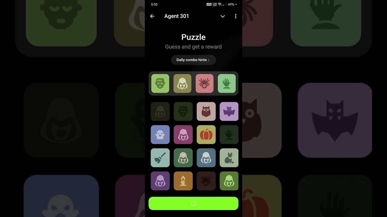 Agent 301 Daily Code Puzzle