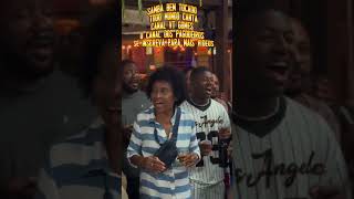 Samba bem tocado, todo mundo canta!