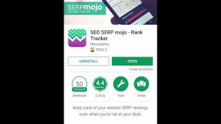SEO SERP mojo for Android - Track Your URL Rank screenshot 1