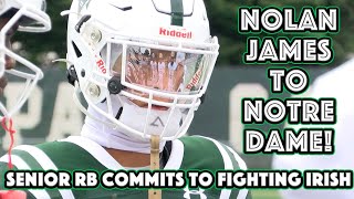 Nolan James Commits to Notre Dame! | DePaul Catholic (NJ) RB | Class of 2025