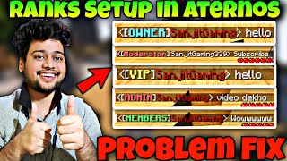 How To Make Ranks in Aternos Server | Luckperms Rank Not Working | How To Make Ranks With Luckperms