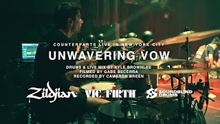 Unwavering Vow - Counterparts Drum Cam (live mix) - Kyle Brownlee