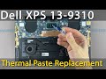 Dell XPS 13 9310 Disassembly, fan cleaning and thermal paste replacement