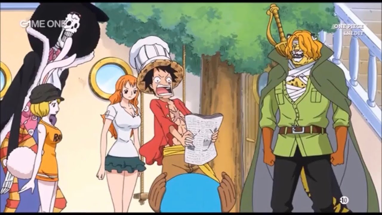 Luffy découvre le visage de son père Monkey D Dragon 🐉 One Piece VF YouTube