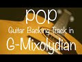 Pop guitar backing track in g mixolydian