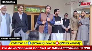 Massive Political Shift inHandwara:Around40 FamiliesJoin JKPC inPresence o Sajad Lone inKhanbal(B).