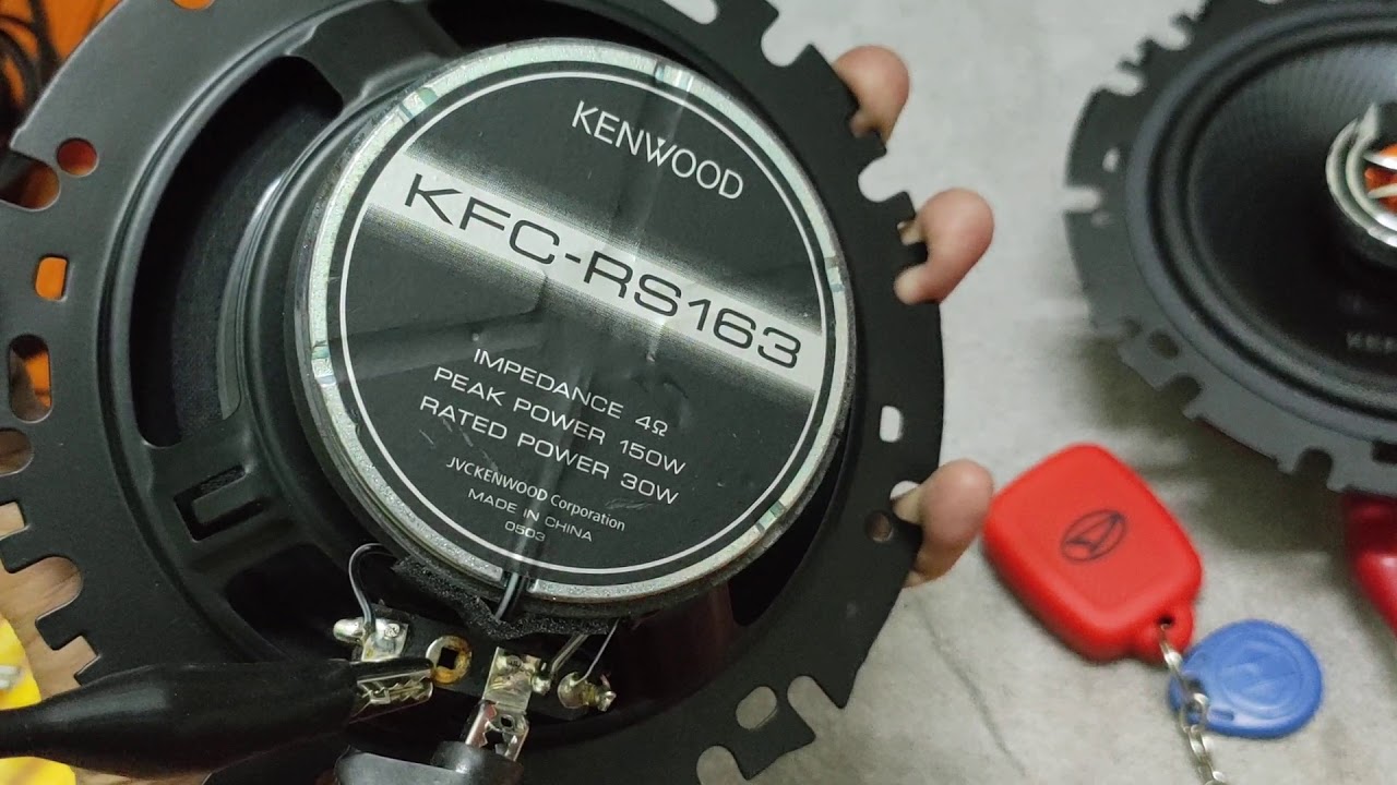 Speaker Kenwood Kfc Rs163 Youtube