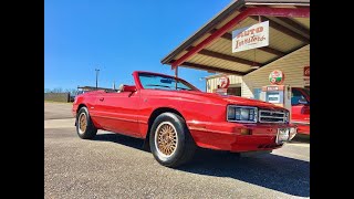 For Sale 1986 Mercury Capri ASC McLaren Convertible