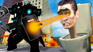 SKIBIDI TOILET War in ROBLOX Brookhaven 🏡RP (Part 3): G-man Skibidi Toilet vs Titan Cameraman