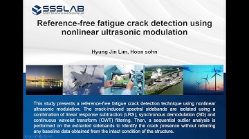 Reference free fatigue crack detection using nonlinear ultrasonic modulation